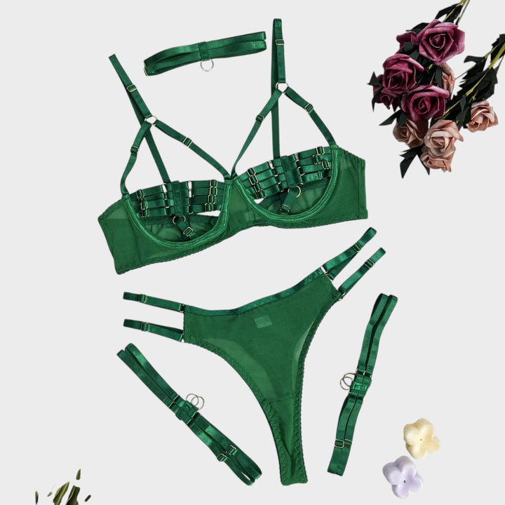 Аманда | 4-частен комплект бельо