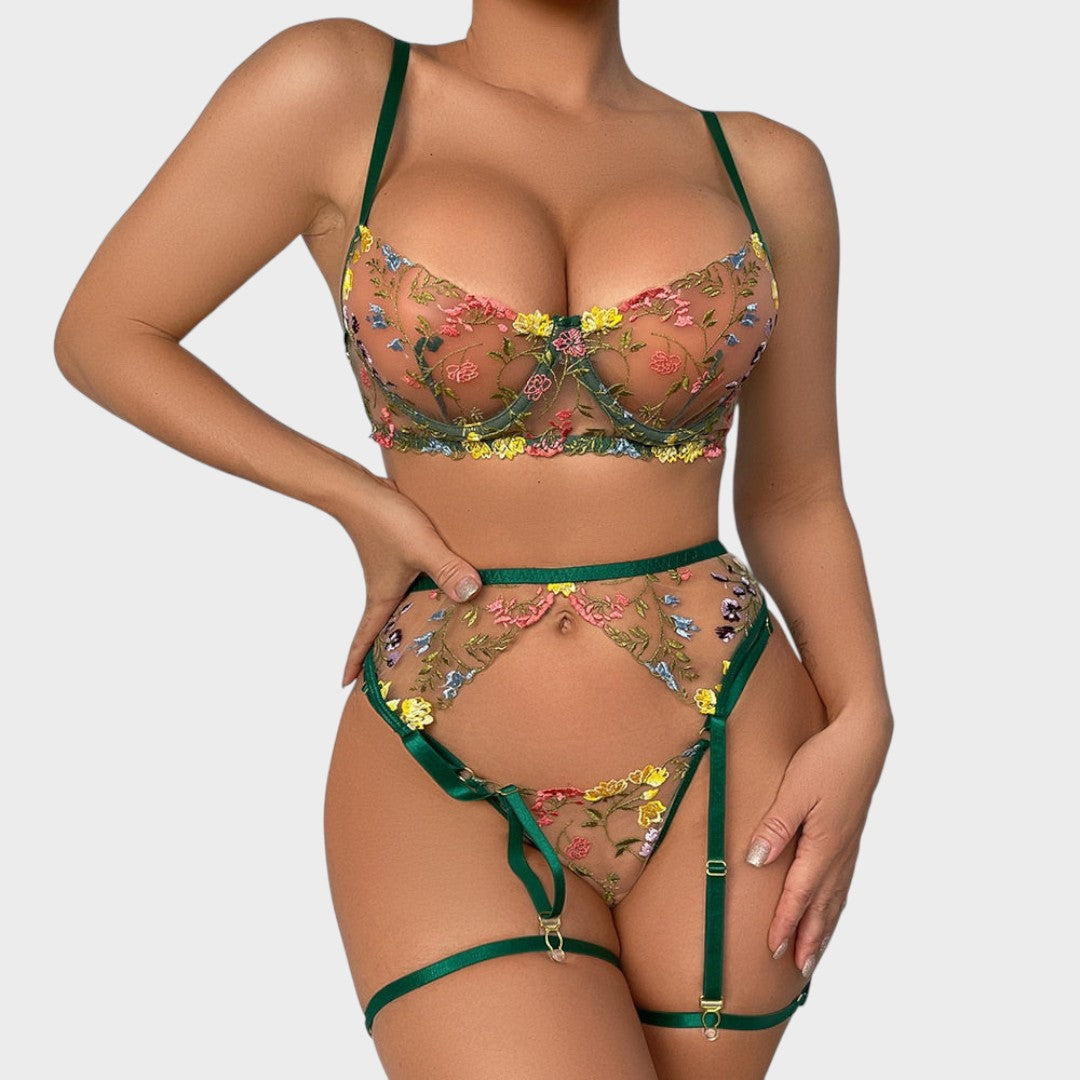 Дейзи | 3-частен френски комплект бельо