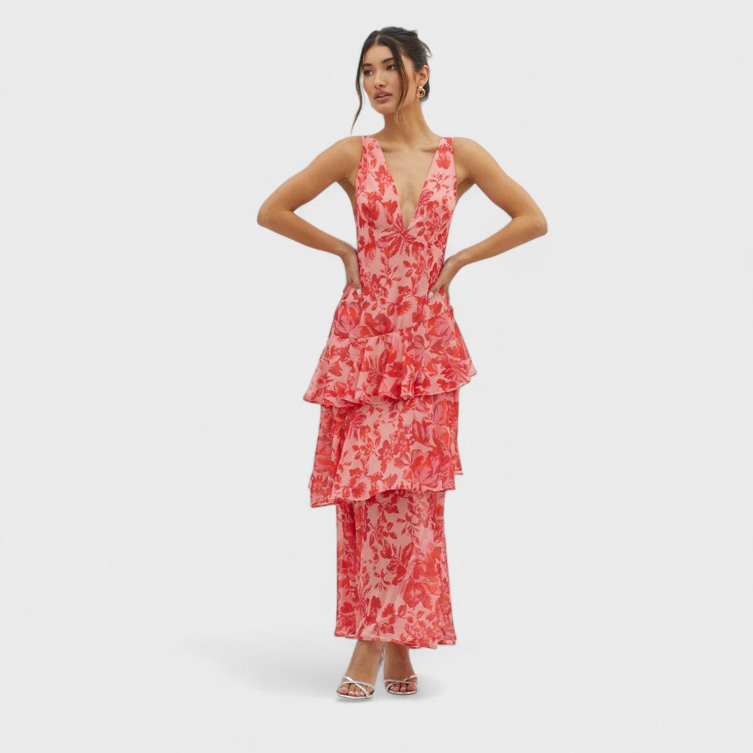 Кристина | Bloom Shift Миди Рокля