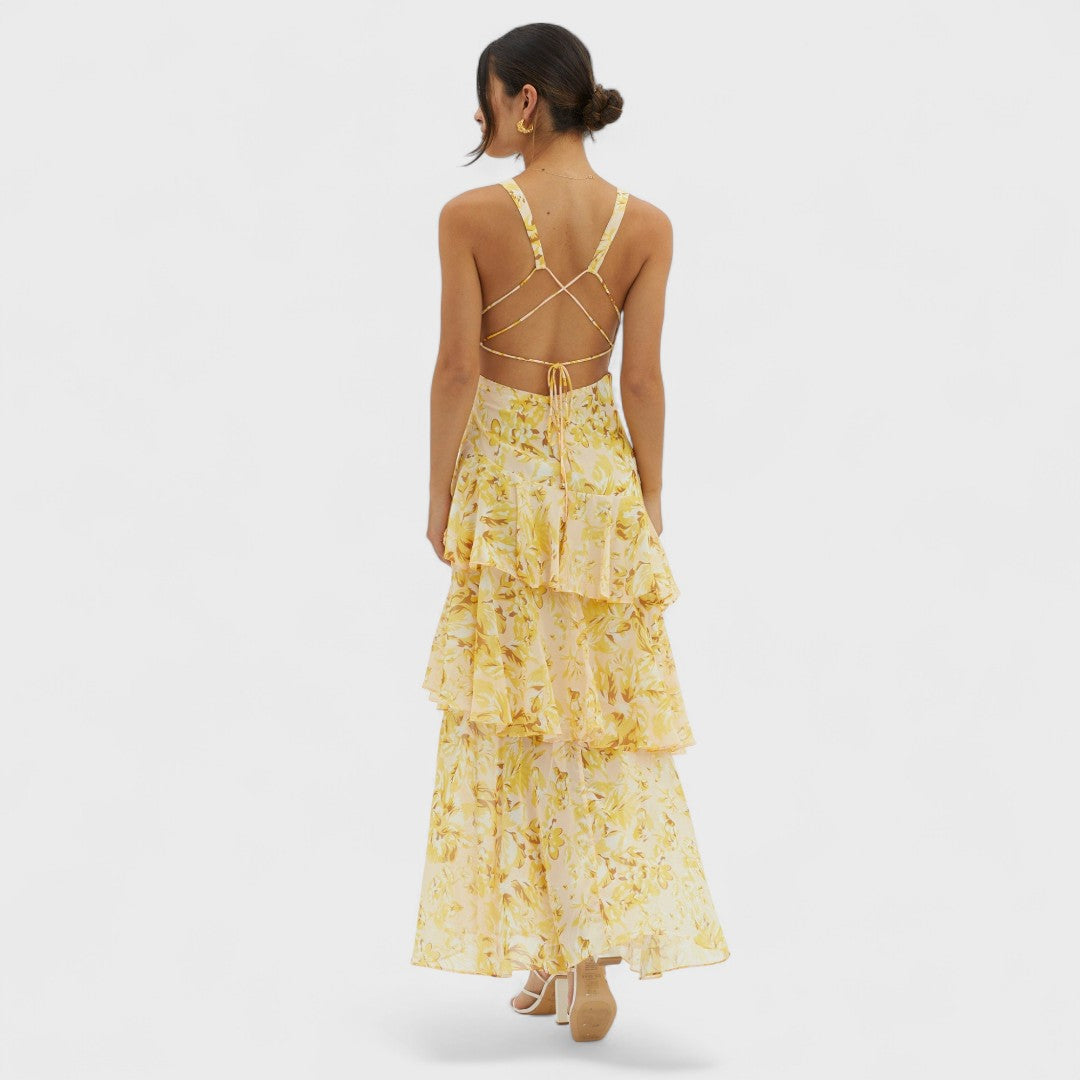 Кристина | Bloom Shift Миди Рокля