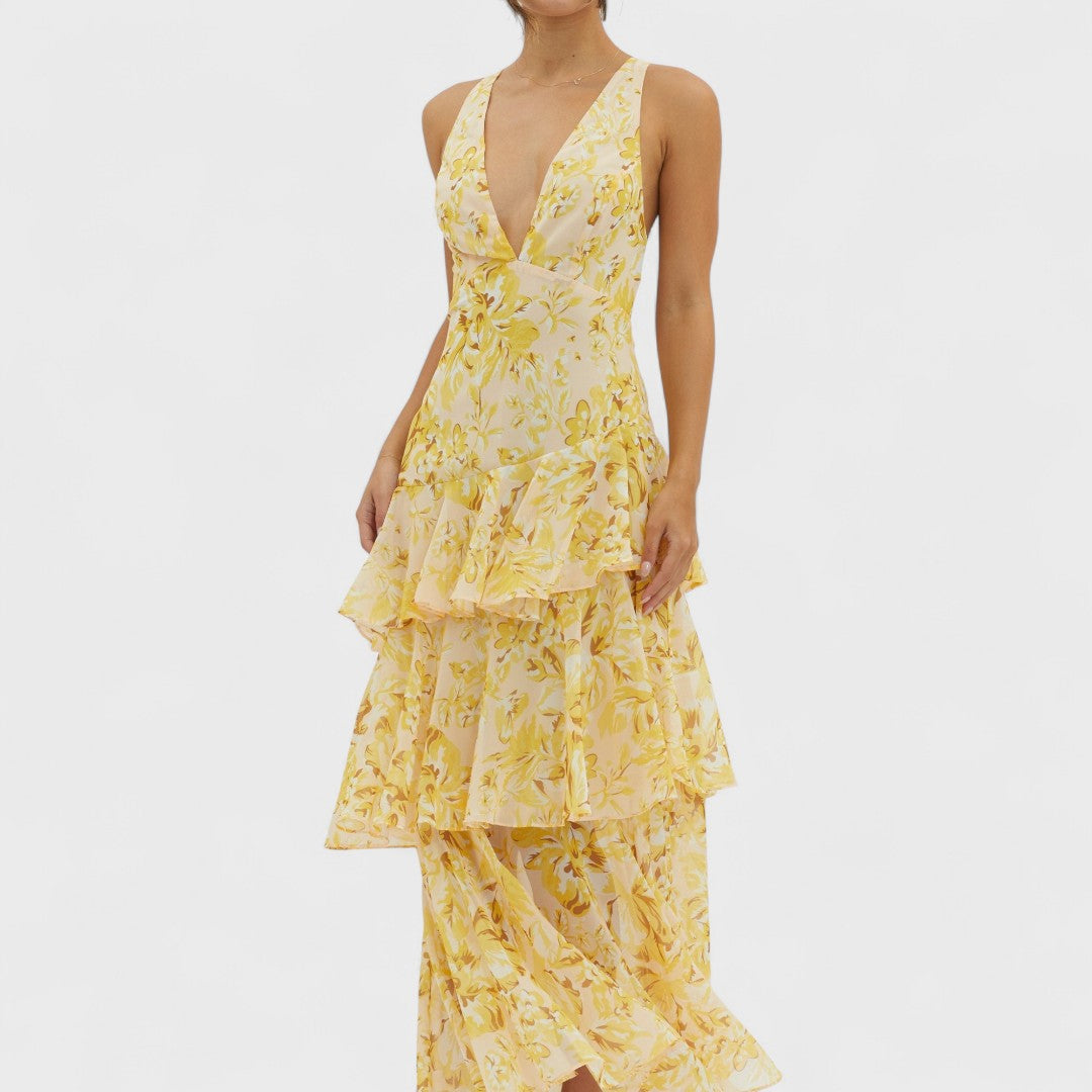 Кристина | Bloom Shift Миди Рокля