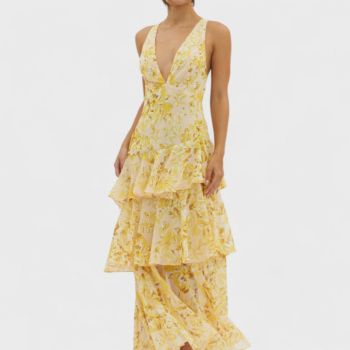 Кристина | Bloom Shift Миди Рокля