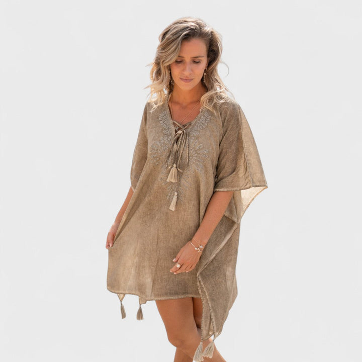 ЛИАНА | Къс Кафтан Лия Фло Топ