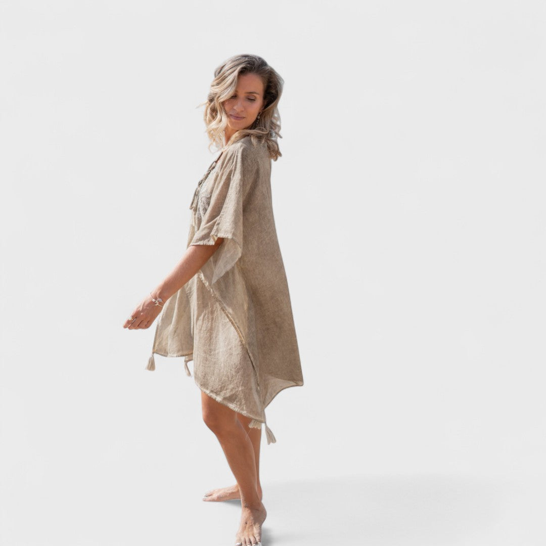 ЛИАНА | Къс Кафтан Лия Фло Топ