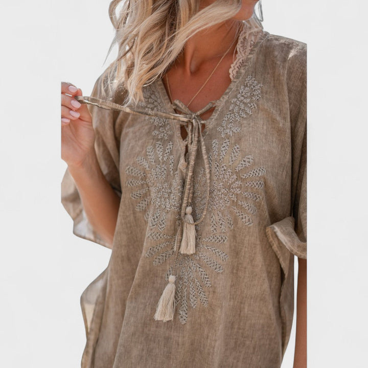 ЛИАНА | Къс Кафтан Лия Фло Топ