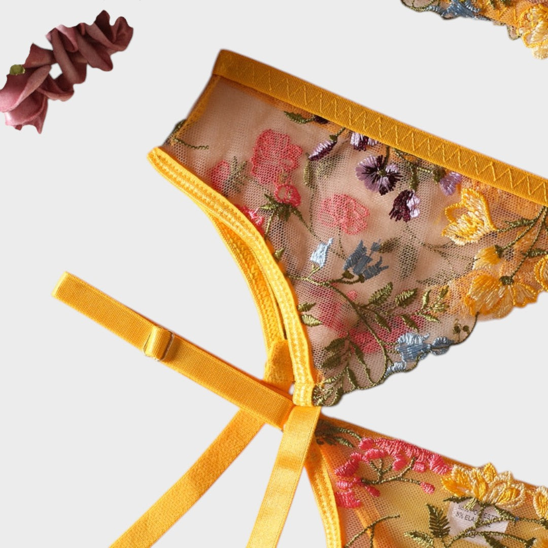 Дейзи | 3-частен френски комплект бельо