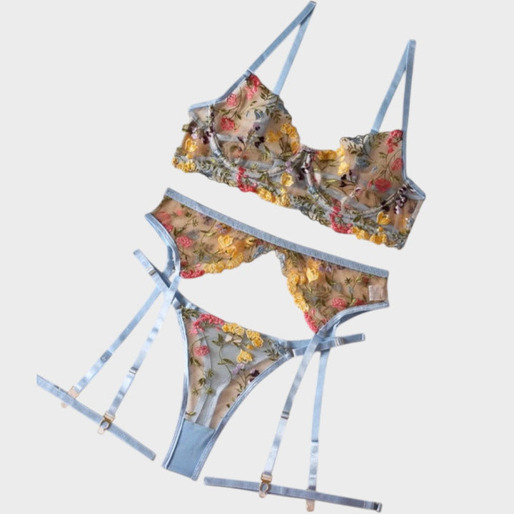 Дейзи | 3-частен френски комплект бельо