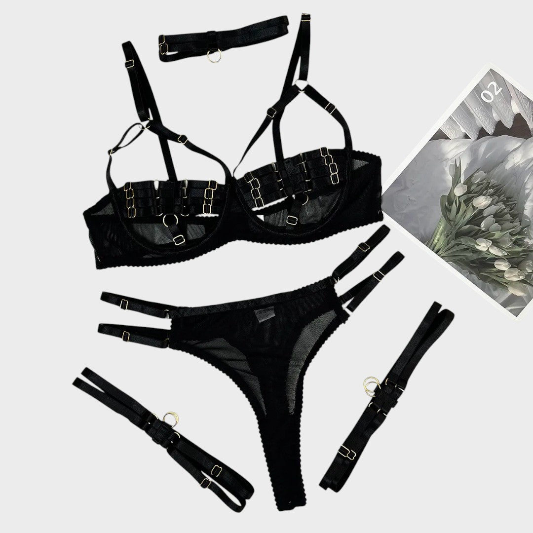 Аманда | 4-частен комплект бельо