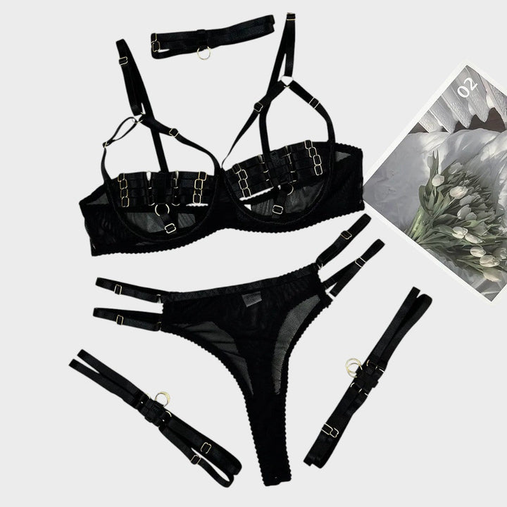 Аманда | 4-частен комплект бельо