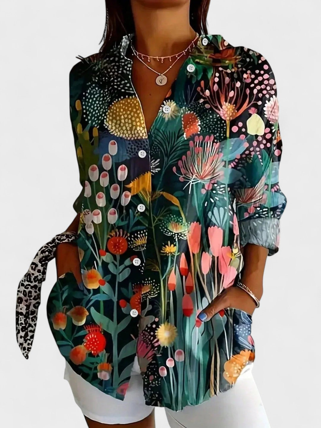 JANA | Цветна блуза с игрив принт