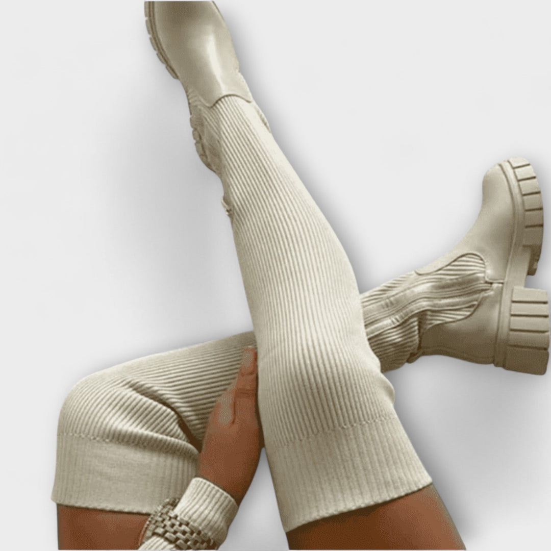 Зимни ботуши Tatjana над коляното Unisex с топлоизолация