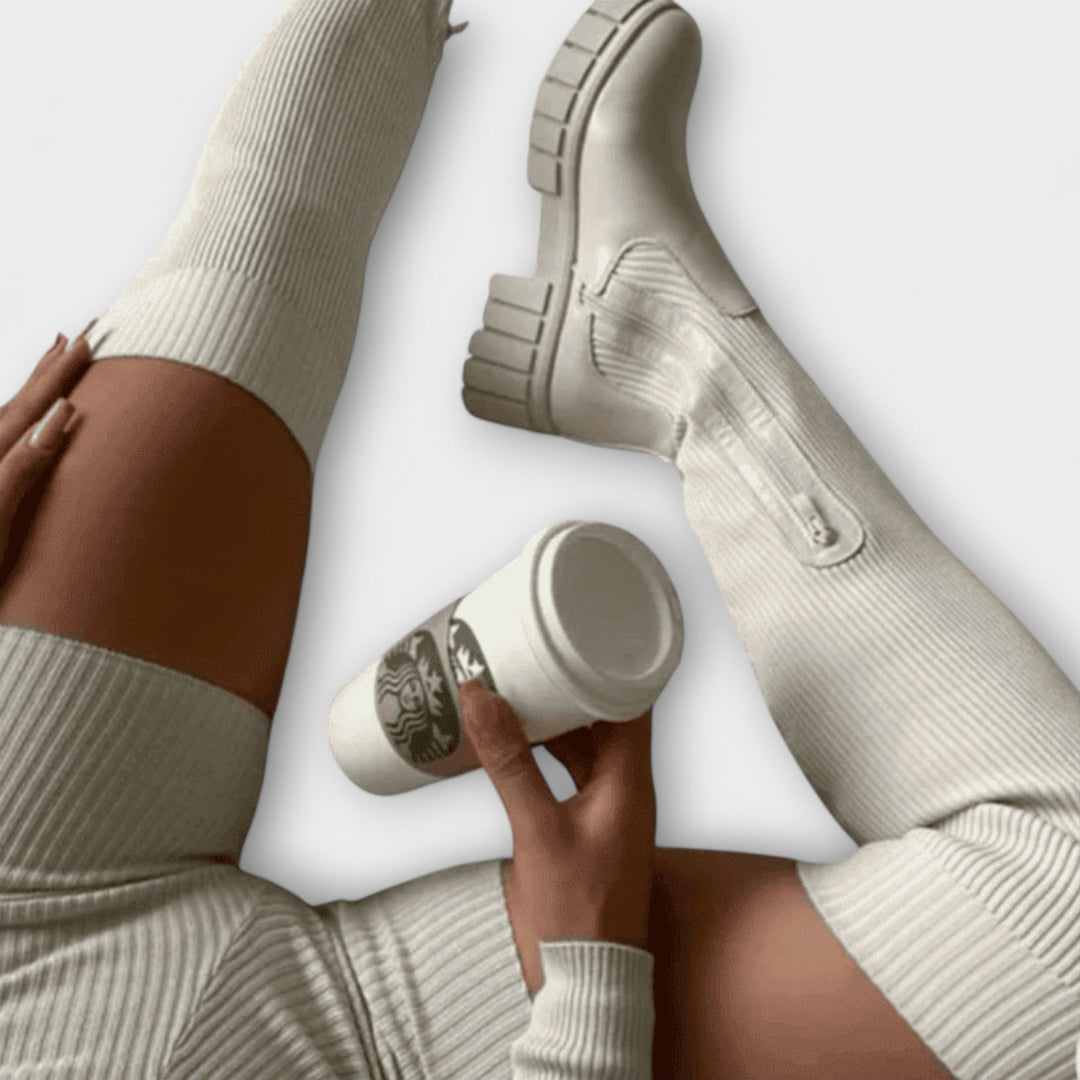 Зимни ботуши Tatjana над коляното Unisex с топлоизолация