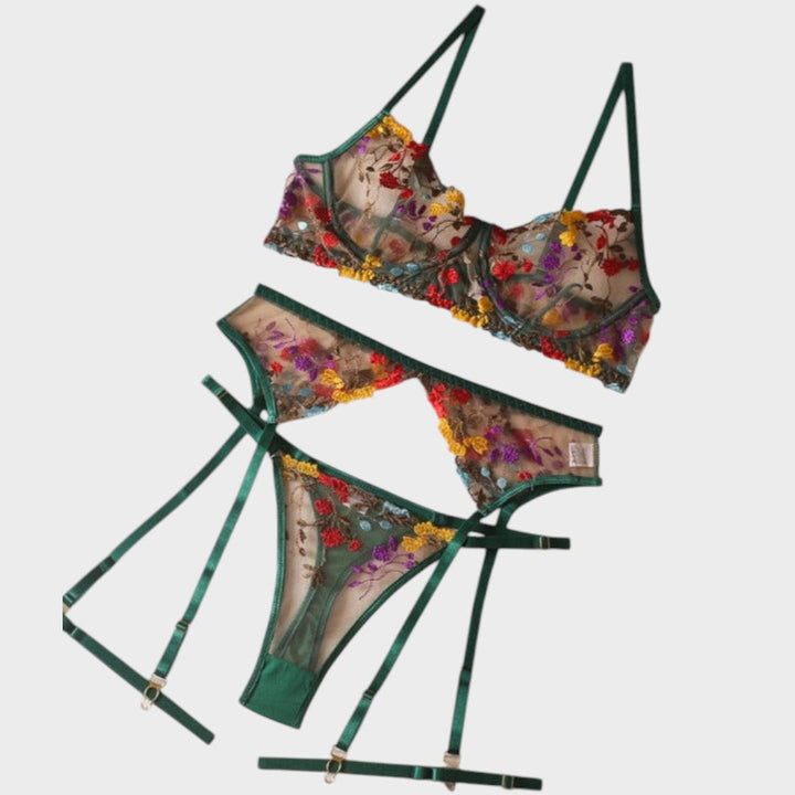 Дейзи | 3-частен френски комплект бельо