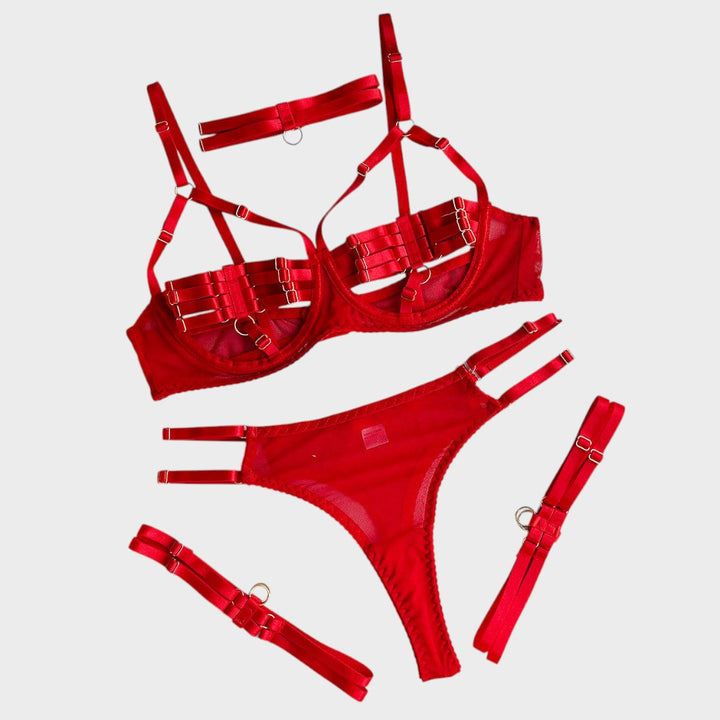 Аманда | 4-частен комплект бельо