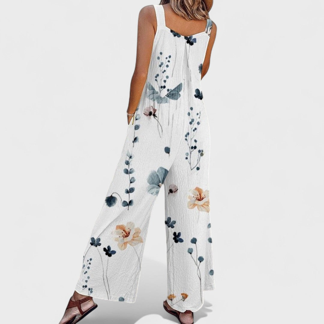 Дамски гащеризон с цветен десен Damira Sommer