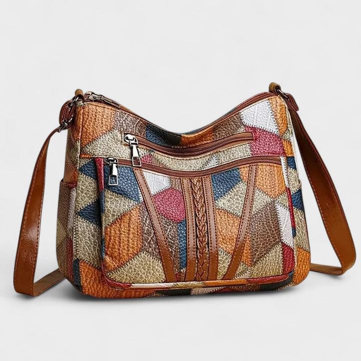 Доротея | Мозайка от кожа дамска чанта