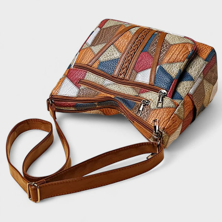 Доротея | Мозайка от кожа дамска чанта