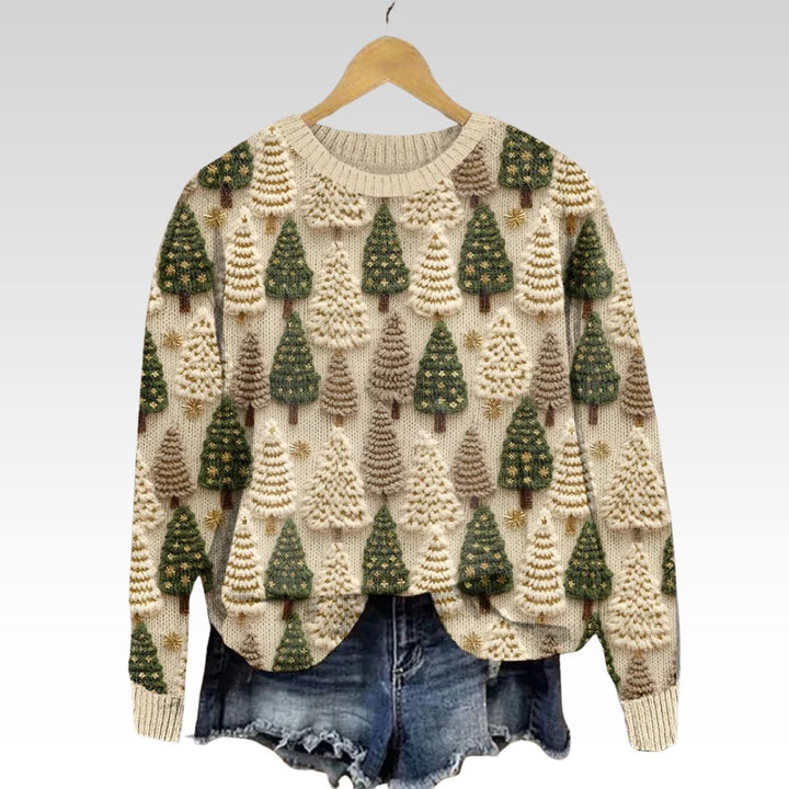 Лина | Коледен пуловер