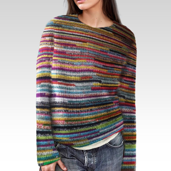 Анна | Класически пуловер с Fair Isle