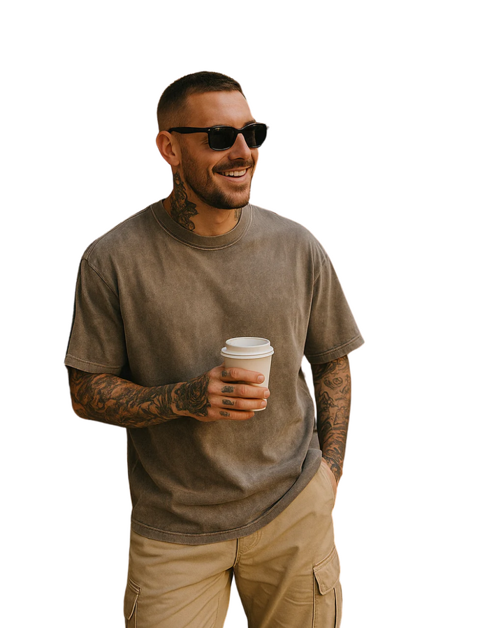 Джон | Oversized памучна тениска комплект – 3 броя