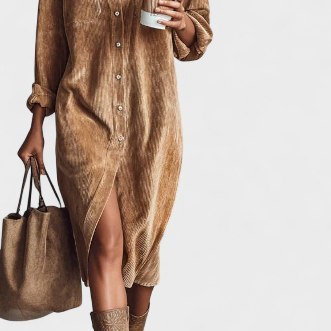 Лу | Модерна рокля с свободна кройка