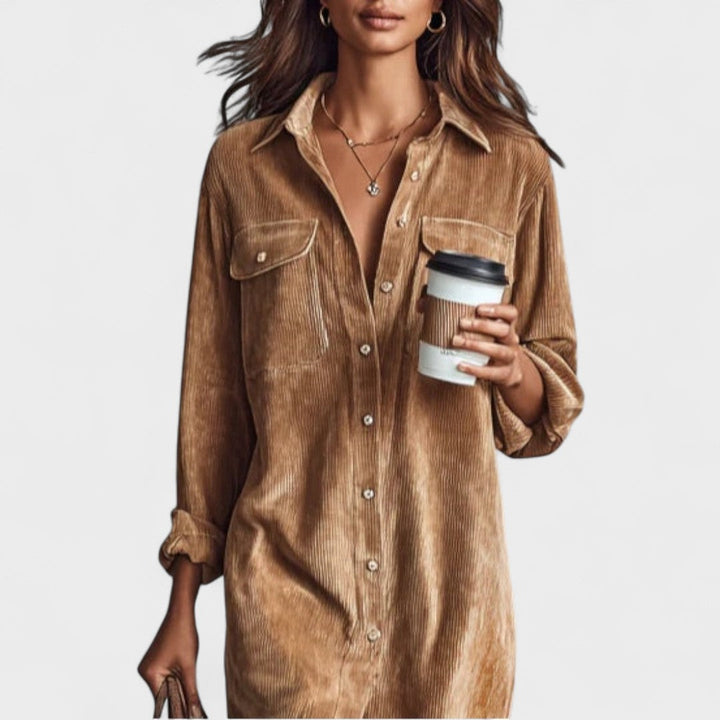 Лу | Модерна рокля с свободна кройка