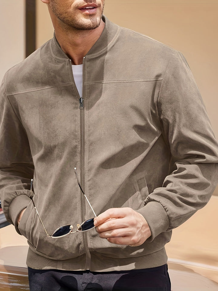 Ларс | Ретро мъжко яке с вид на велур