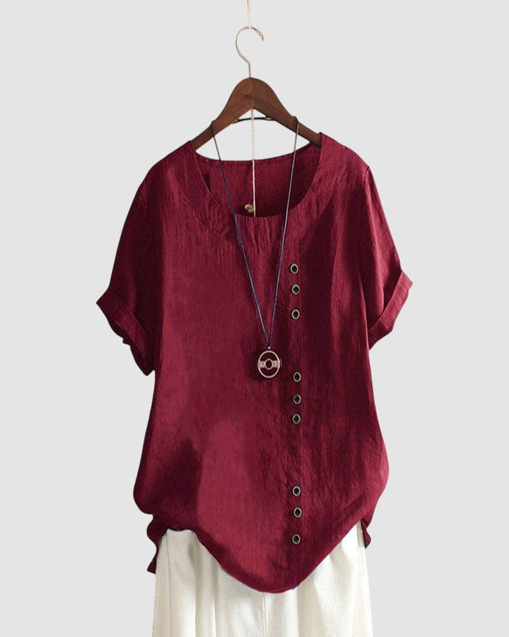 KAYLA™  | Дамска блуза с къси ръкави