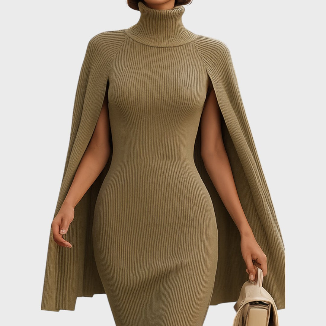 Дениса | Плетена рокля с ръкави