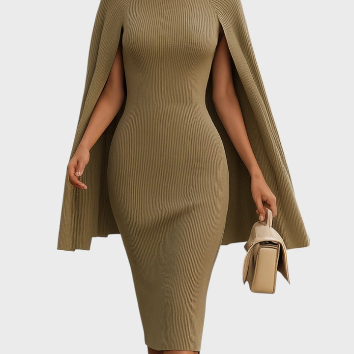 Дениса | Плетена рокля с ръкави