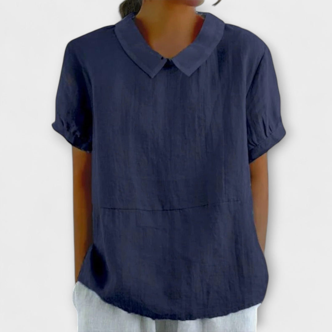 Лия - Къс ръкав Блуза