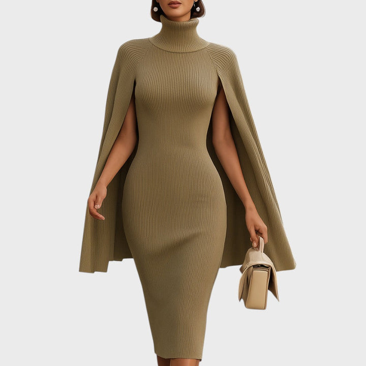 Дениса | Плетена рокля с ръкави