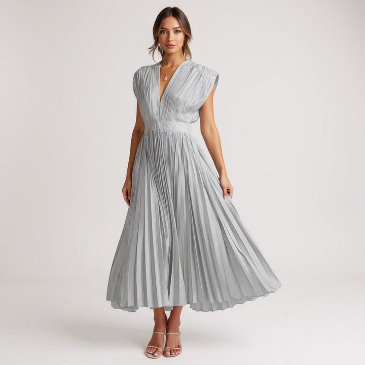 CECILIA | Рокля с V-образно деколте