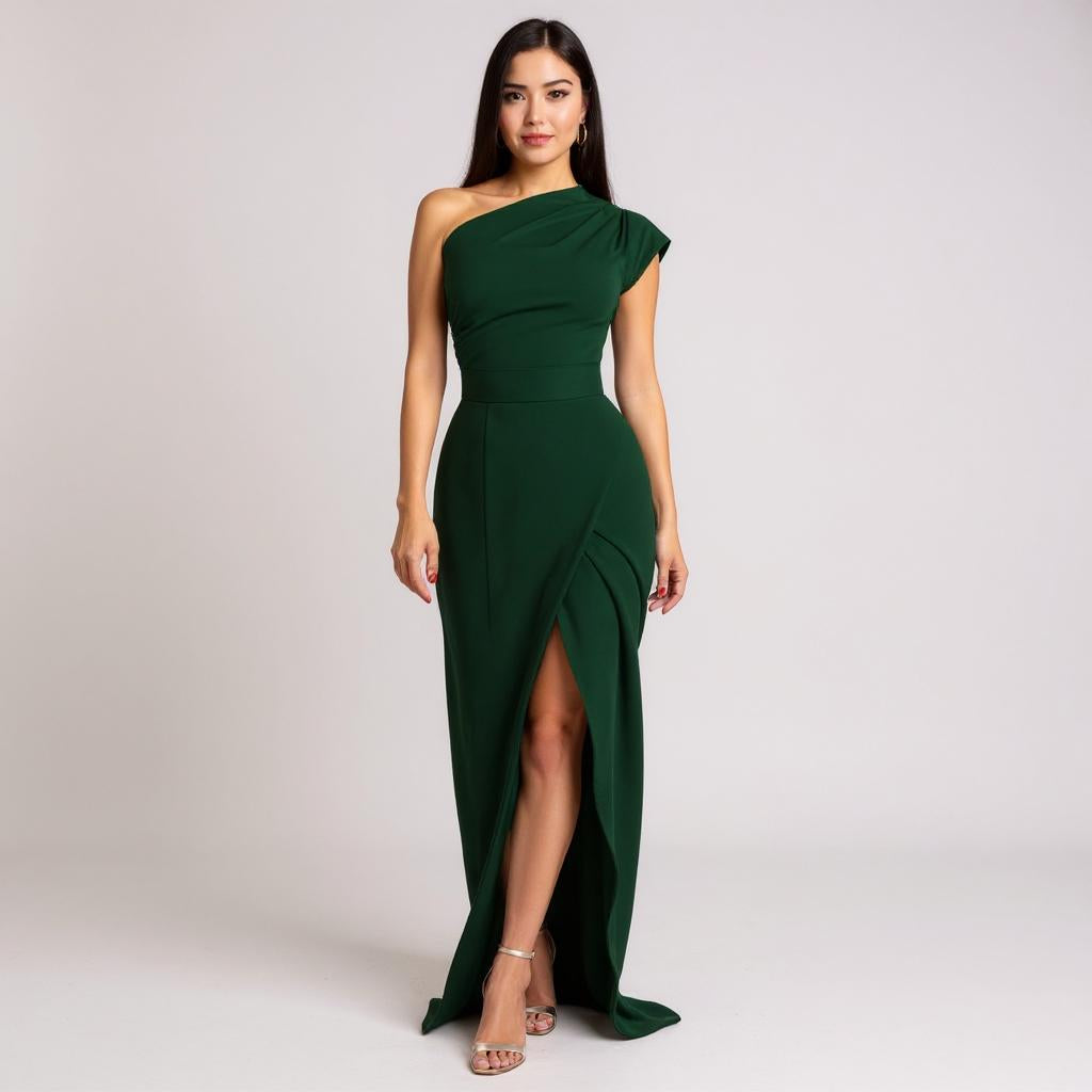 JANOVA | Асиметрична вечерна рокля с разрез