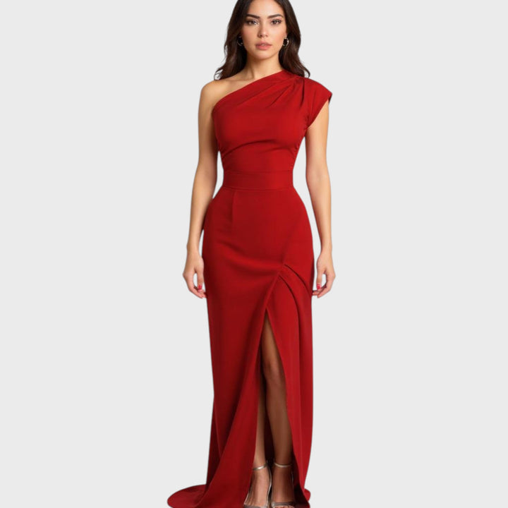 JANOVA | Асиметрична вечерна рокля с разрез