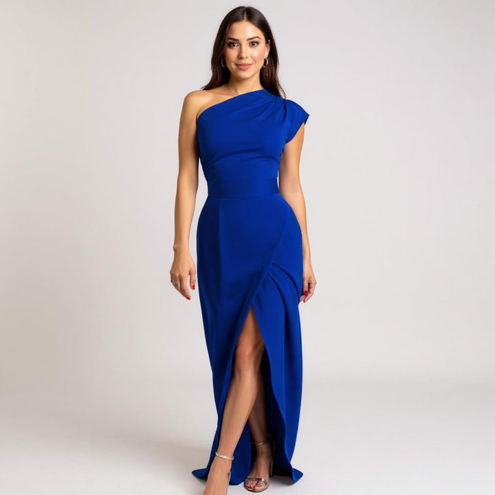 JANOVA | Асиметрична вечерна рокля с разрез