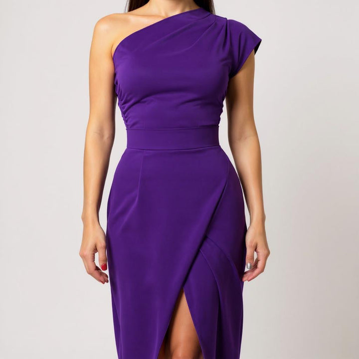 JANOVA | Асиметрична вечерна рокля с разрез