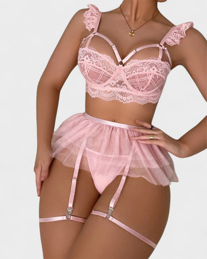 Мелани | Прозрачни секси блондинки бельо