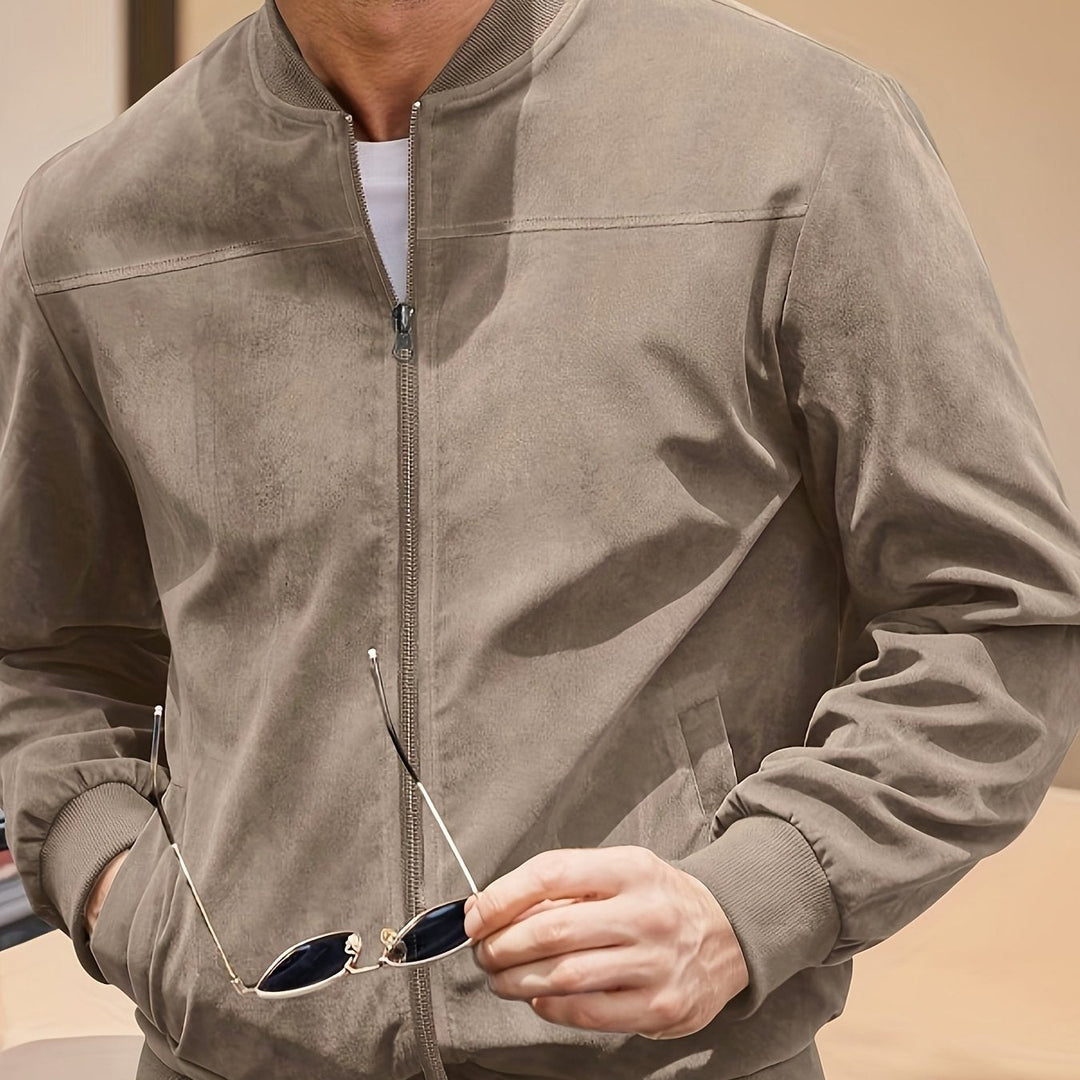 Ларс | Ретро мъжко яке с вид на велур