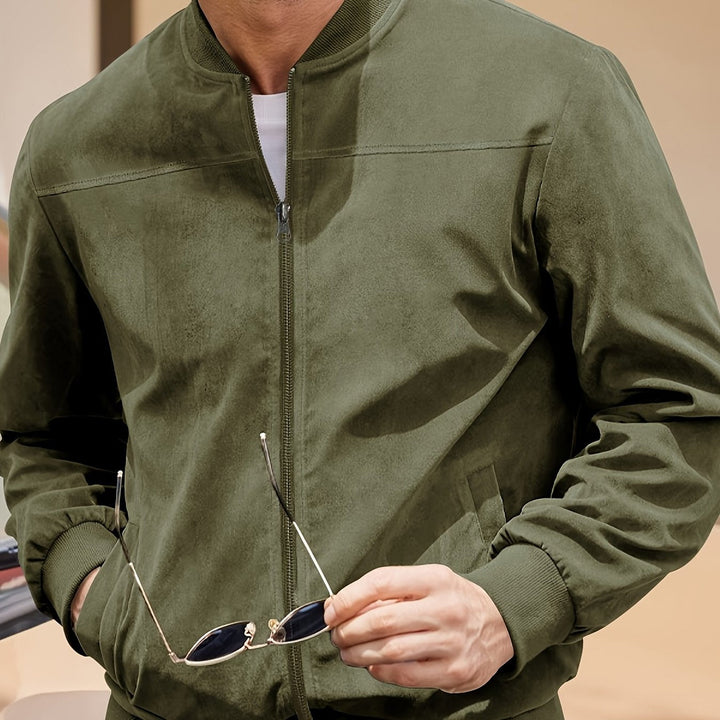 Ларс | Ретро мъжко яке с вид на велур