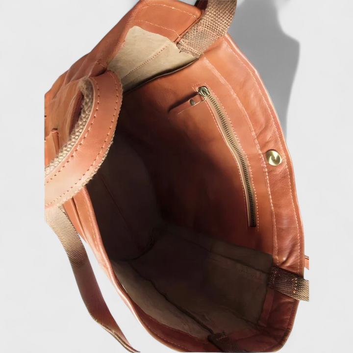 Мария | Класическа кожена чанта