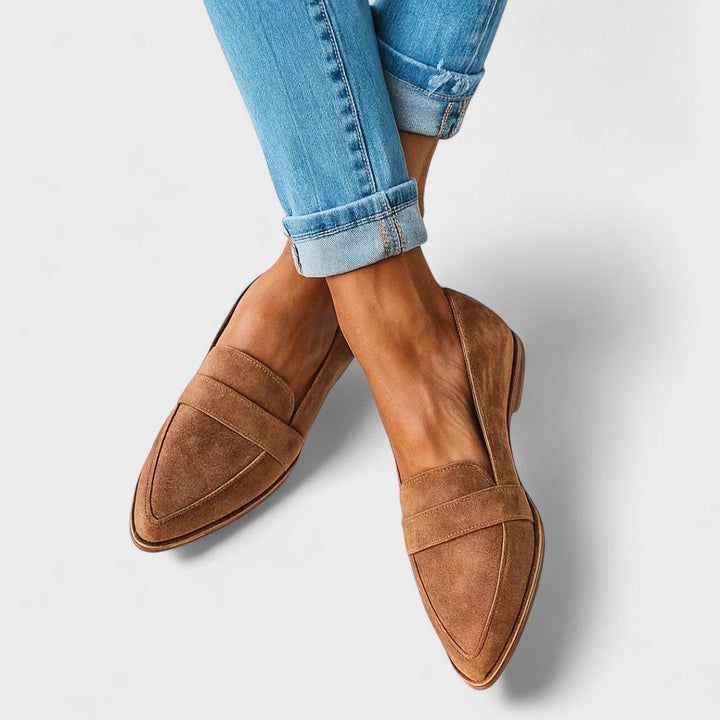 Роня | Ортопедични кожени мокасини