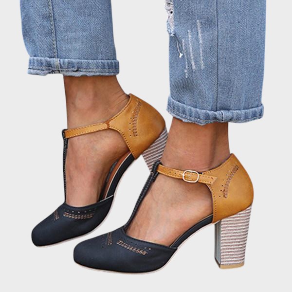 Антония | Модерни стилни дамски обувки с Т-ремъци