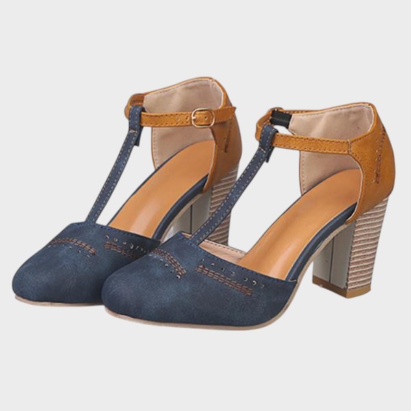 Антония | Модерни стилни дамски обувки с Т-ремъци