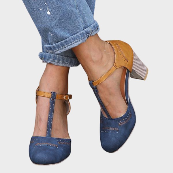 Антония | Модерни стилни дамски обувки с Т-ремъци