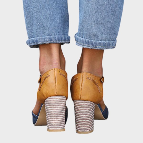 Антония | Модерни стилни дамски обувки с Т-ремъци