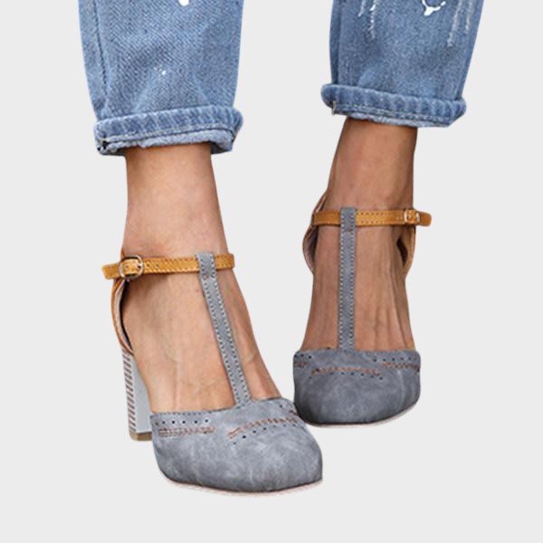 Антония | Модерни стилни дамски обувки с Т-ремъци