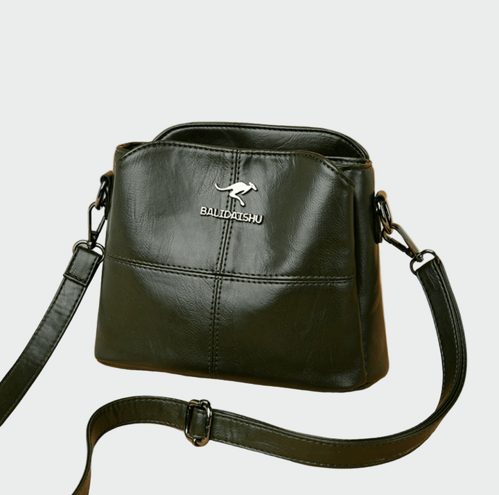 Елегантна кожена чанта