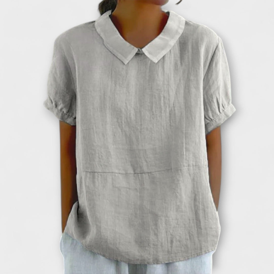 Лия - Къс ръкав Блуза