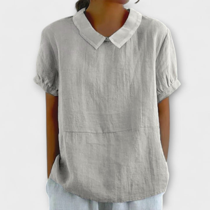 Лия - Къс ръкав Блуза